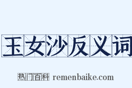 玉女沙反义词是什么意思的图片